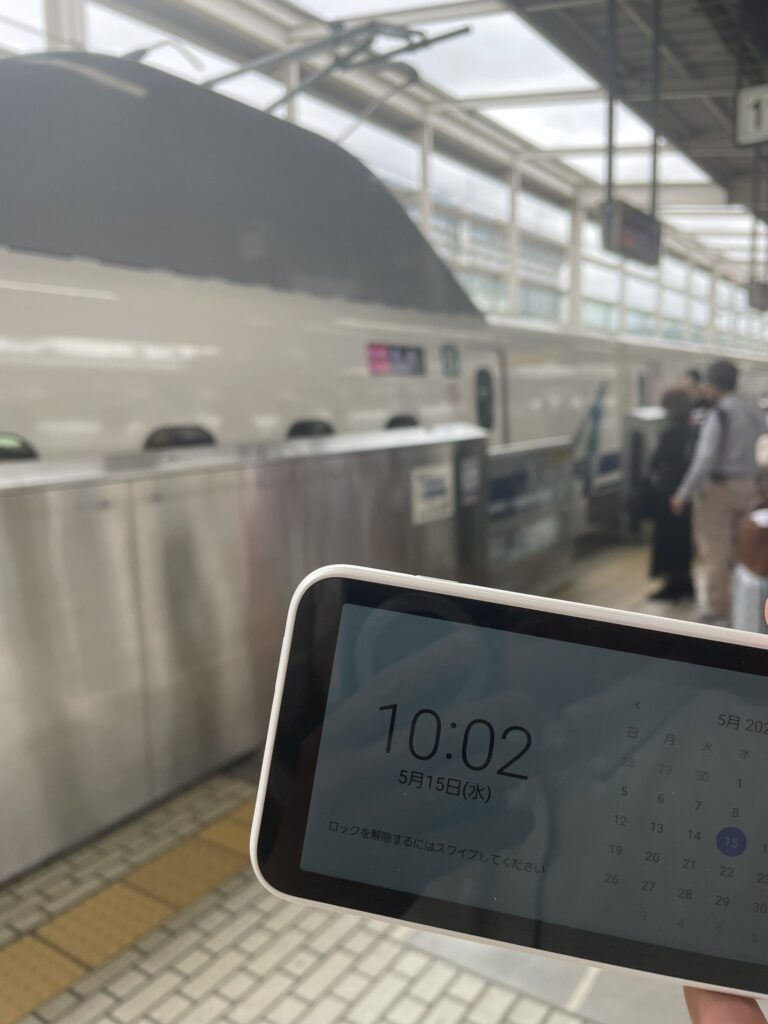 京都駅のホーム　240510